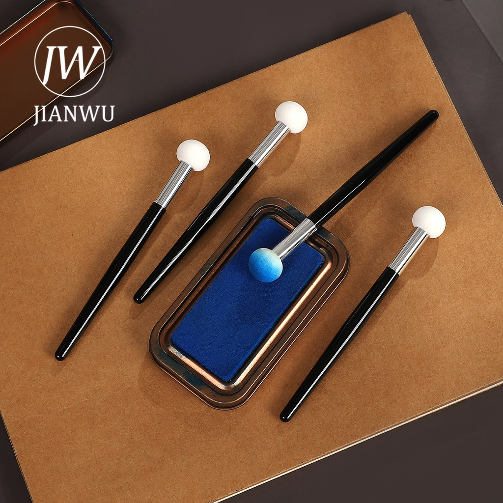 JIANWU 5 Pçs/set Vintage Mini Pão Cozido Em Forma De Material Colagem Esponja Escova Criativo DIY Diário Suprimentos De