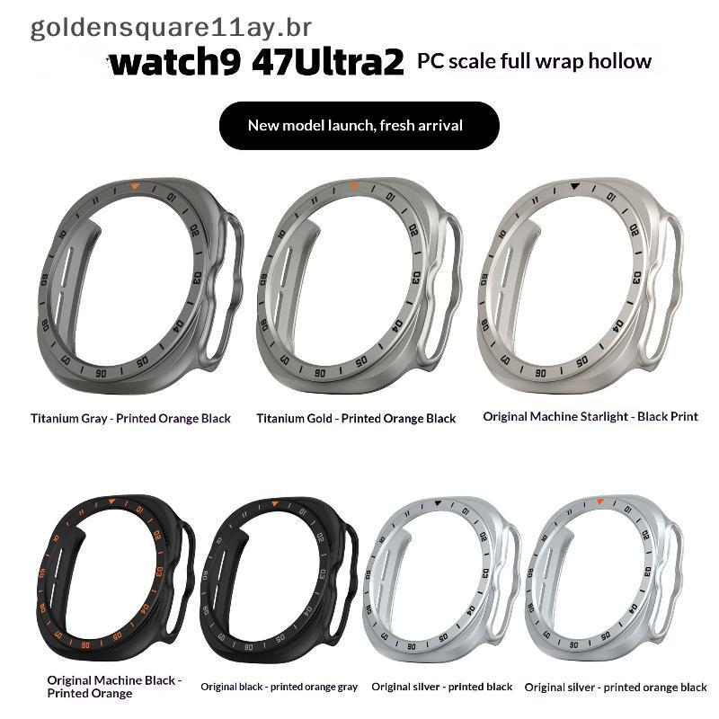 gol Hard PC Hollow Bumper Para Galaxy Watch Ultra 2 1PCS Fácil De Remover Capa Protetora Resistente A Arranhões Viagens
