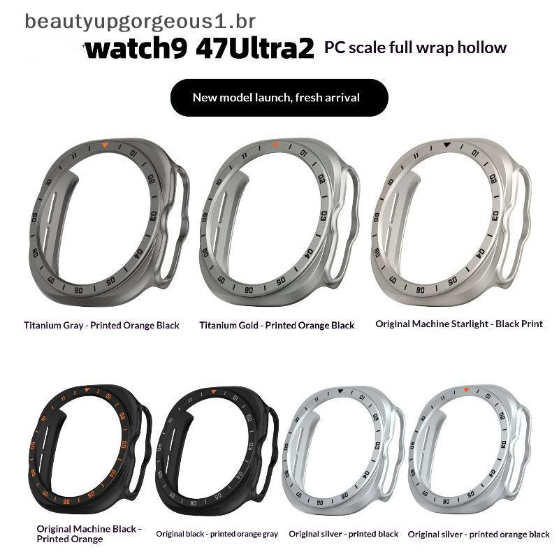 BEAUT Hard PC Hollow Bumper Para Galaxy Watch Ultra 2 1PCS Fácil De Remover Capa Protetora Resistente A Arranhões Viagen