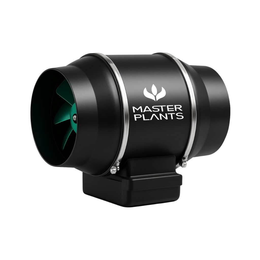 Exaustor Turbo Grow 200mm 130W Bivolt 900m³/h Cultivo Indoor