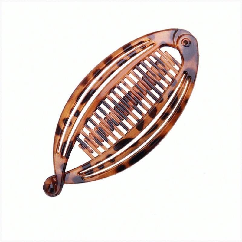 Hairpin Ponytail Headdress Clip Banana Beautiful and Practical Spray Paint Eight-claw Grip