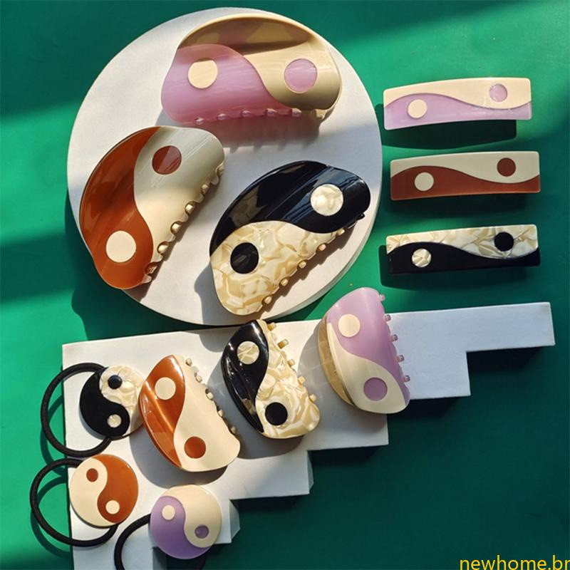 Hair Claws Square Color Matching Para Chi Clip Hairpin Headwear Acessórios Banheiro Cabelo Feminino