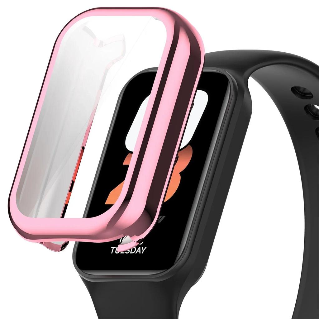 Protetor De Tela De Smartwatch Relógio Inteligente TPU Macio Para Xiaomi Band 11 11Active Case + Film All-Around Bumper