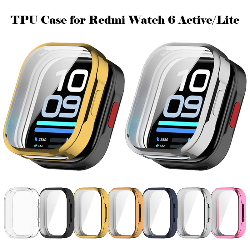 Anti Gores TPU Soft Case All Around Smartwatch Protetor De Tela Capa Para Redmi Watch 6 Active/Lite