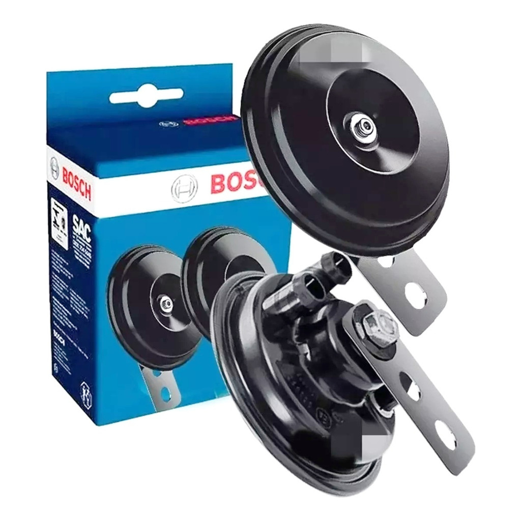 Buzina Paquerinha Bosch 12v Pb9 Par Kit Original Moto Carro