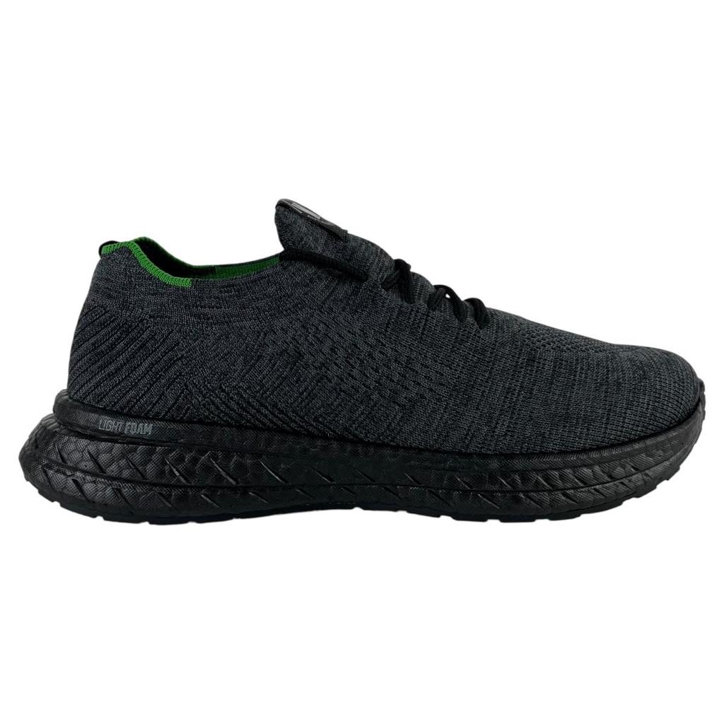 Tênis Molekinho Juvenil Knit Calce Fácil Preto Light Foam Leve Original