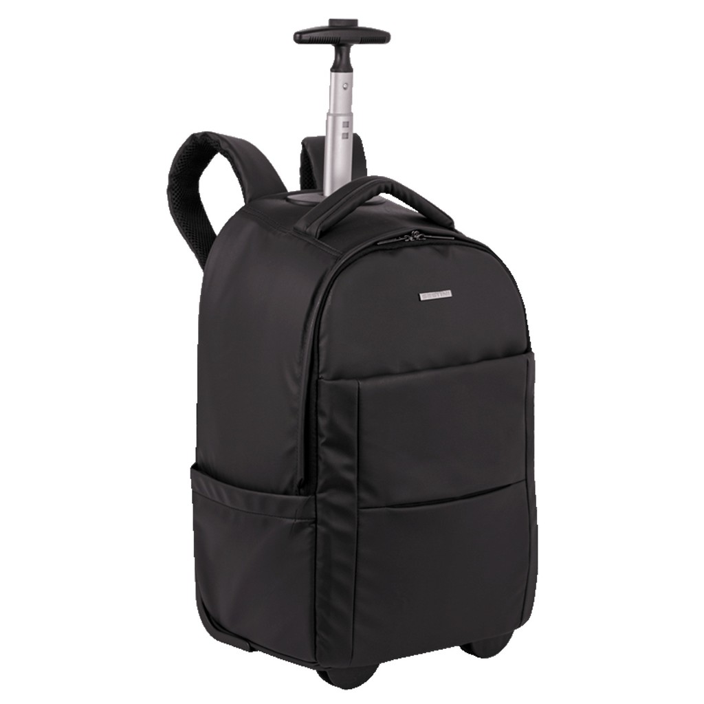 Mochila Carrinho G 2 Em 1 Notebook 15,6 Hydroblock Work - Preto Sestini