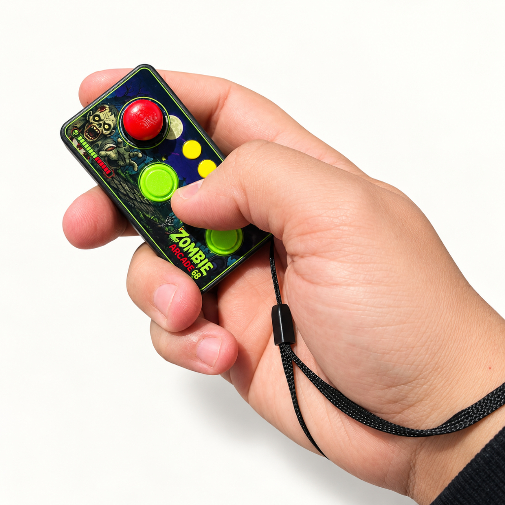 Fidget Toy Arcade Zombie Anti Estresse Sensorial Click e Analógico