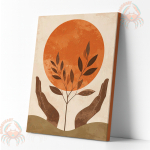 Quadro Decorativo Equilíbrio Natural – Arte Moderna Abstrata