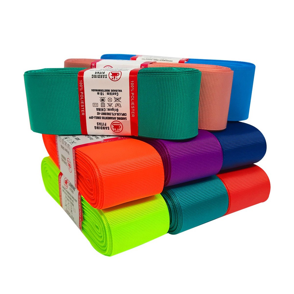 Kit Fita Sanding 10 Rolos N°9 Para Laços