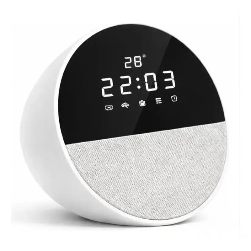 Caixa de Som Bluetooth 15W SM-53 com Despertador Digital Rádio FM LED