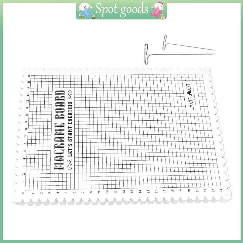 vivi Criativo Macrames Board Artesanato Tricô String Grided Boards Mat Lã