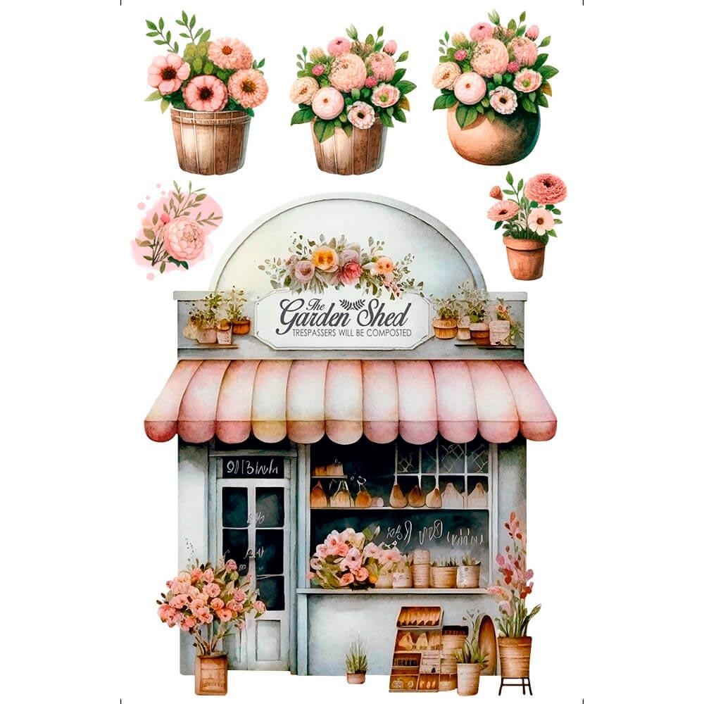 Transfer de Imagem Small - Casinha - TIS-013