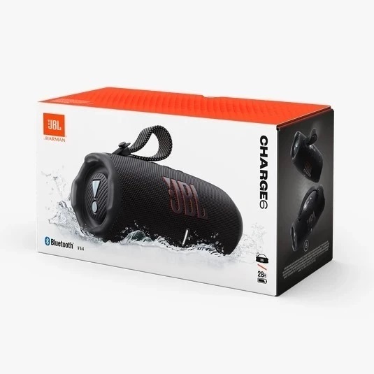 Caixa de Som JBL Charge 6 Preta Bluetooth | Portátil e Potente Envio Imediato!
