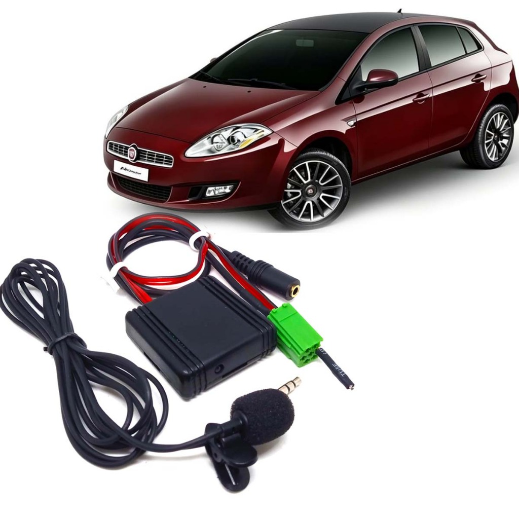 Bluetooth do som original Fiat Bravo musica audio e atende chamada