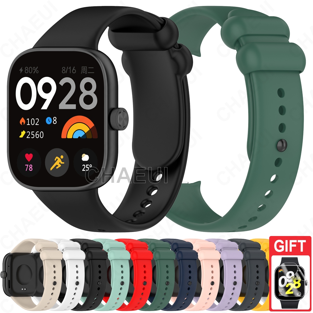 Acessórios De Pulseira De Silicone Substituição Para Redmi Watch 4 5 6 Active Lite / Xiaomi Smart Band 8 9 10 Pro