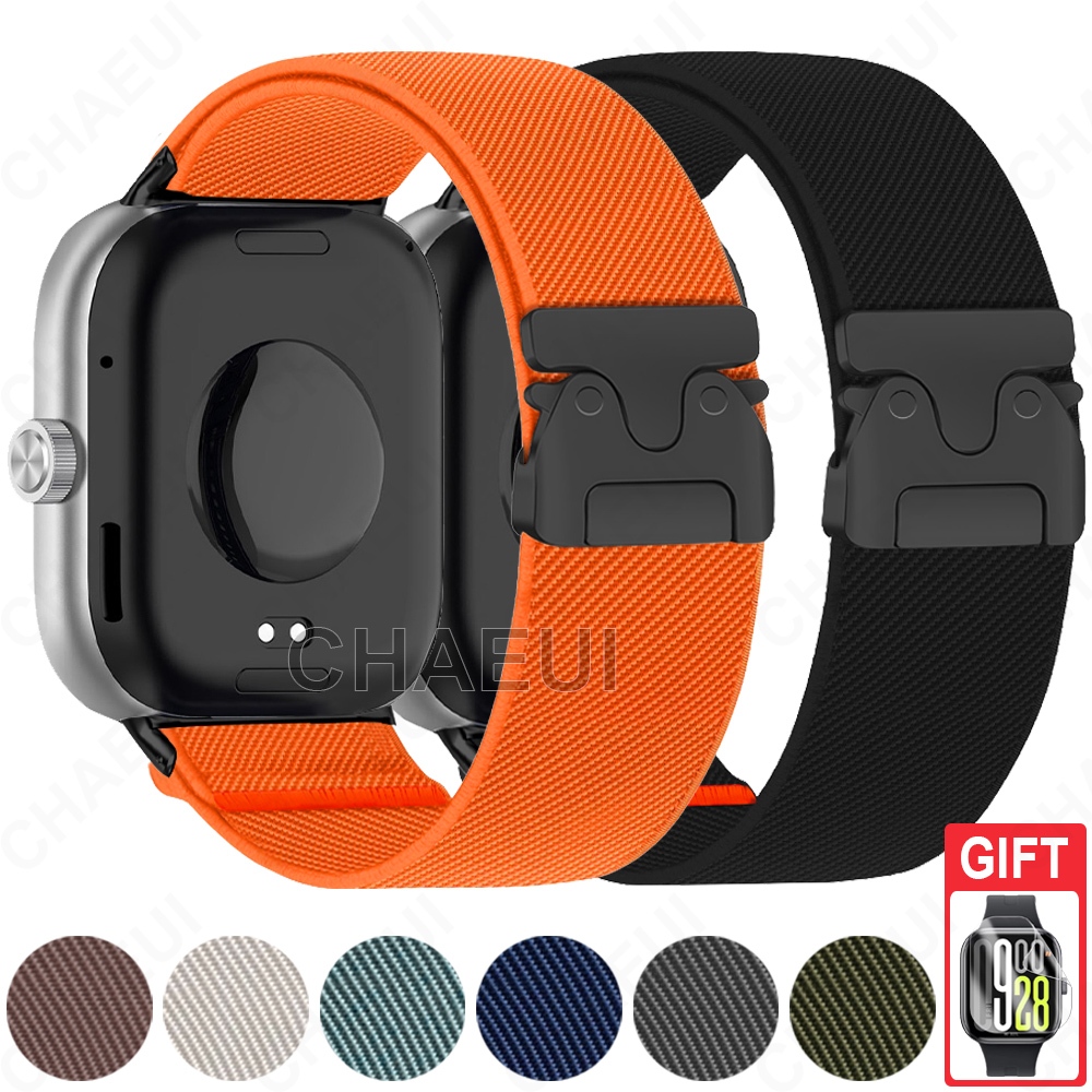 Pulseira De Nylon Tecido , Acessórios De Laço Elástico Para Redmi Watch 6 Active Lite 5 4 / Xiaomi Smart Band 10 9 8 Pro