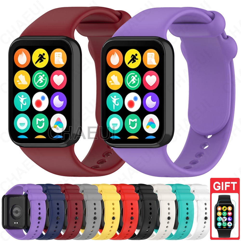 Acessórios De Pulseira De Silicone Substituição Para Xiaomi Smart Band 8 9 10 Pro / Redmi Watch 4 5 6 Active Lite