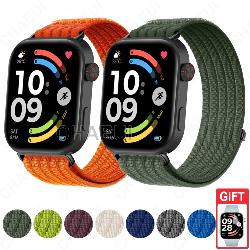Acessórios De Pulseira Trançada De Nylon Para Redmi Watch 6 Active Lite 5 4 / Xiaomi Smart Band 10 9 8 Pro