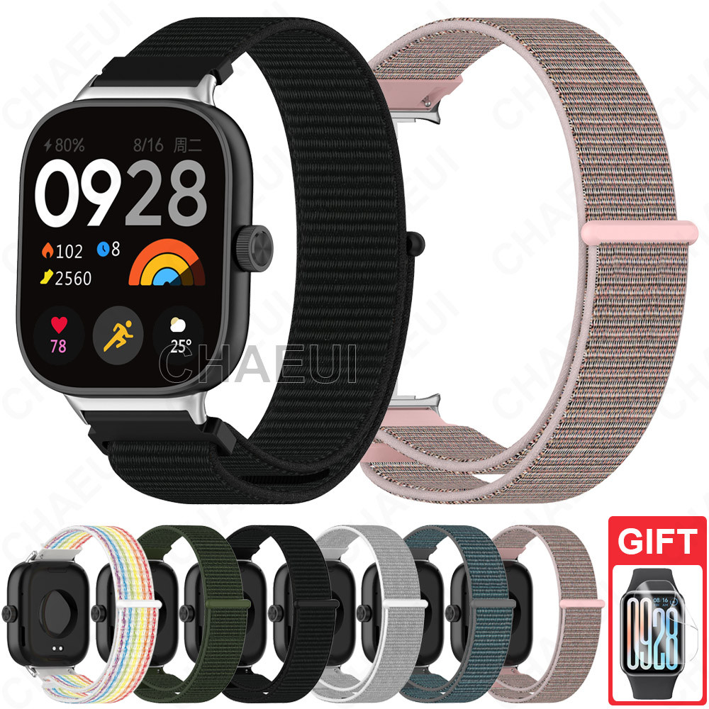 Pulseira De Nylon Acessórios Substituição Durável Para Xiaomi Smart Band 10 9 8 Pro / Redmi Watch 4 5 6 Active Lite