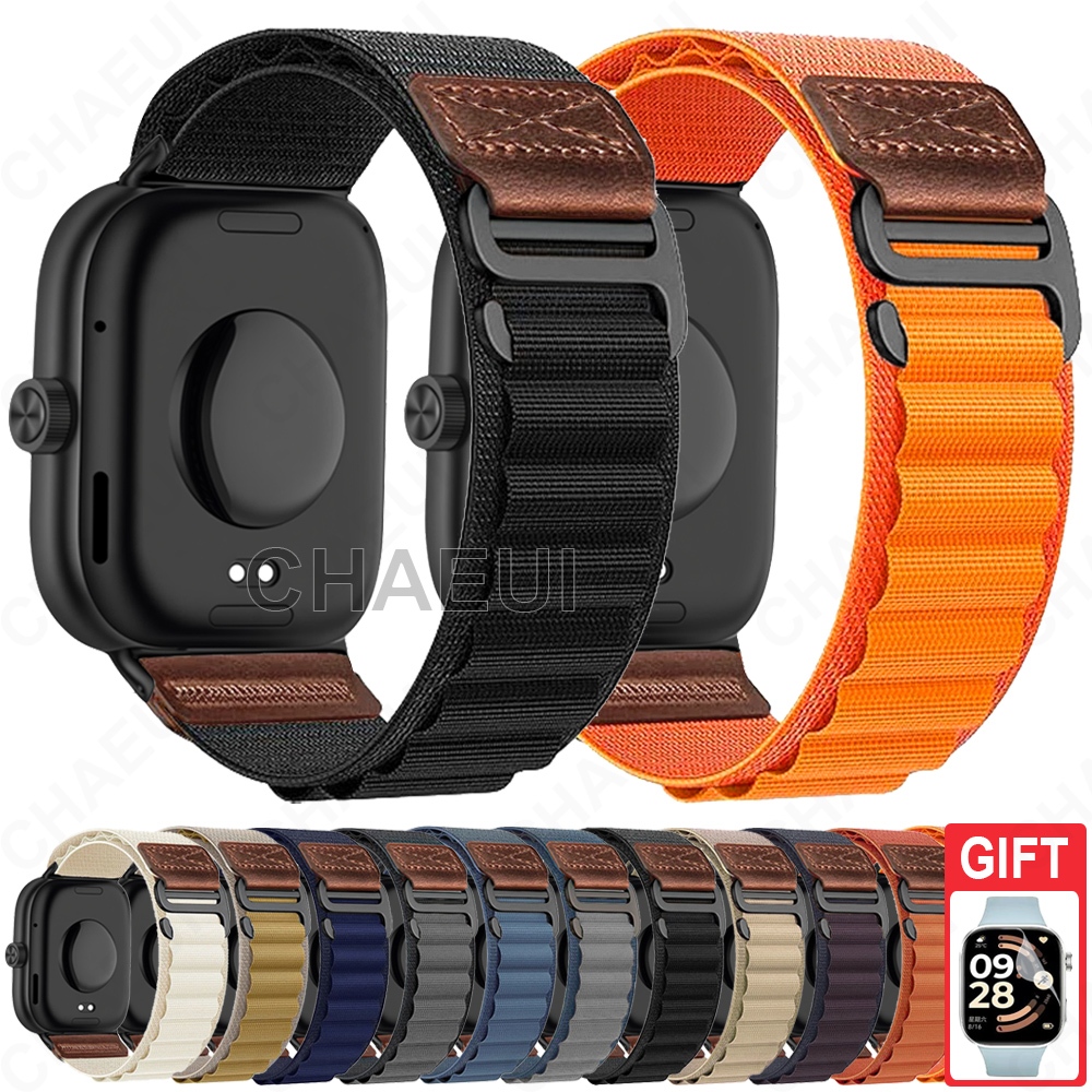 Pulseira De Nylon Trançada , Acessórios De Laço Tecido Para Redmi Watch 6 Active Lite 5 4 / Xiaomi Smart Band 10 9 8 Pro