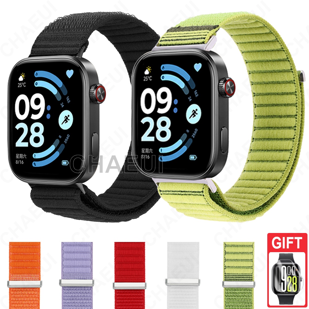 Pulseira De Nylon Tecida , Acessórios De Laço Trançado Para Redmi Watch 6 Active Lite 5 4 / Xiaomi Smart Band 10 9 8 Pro