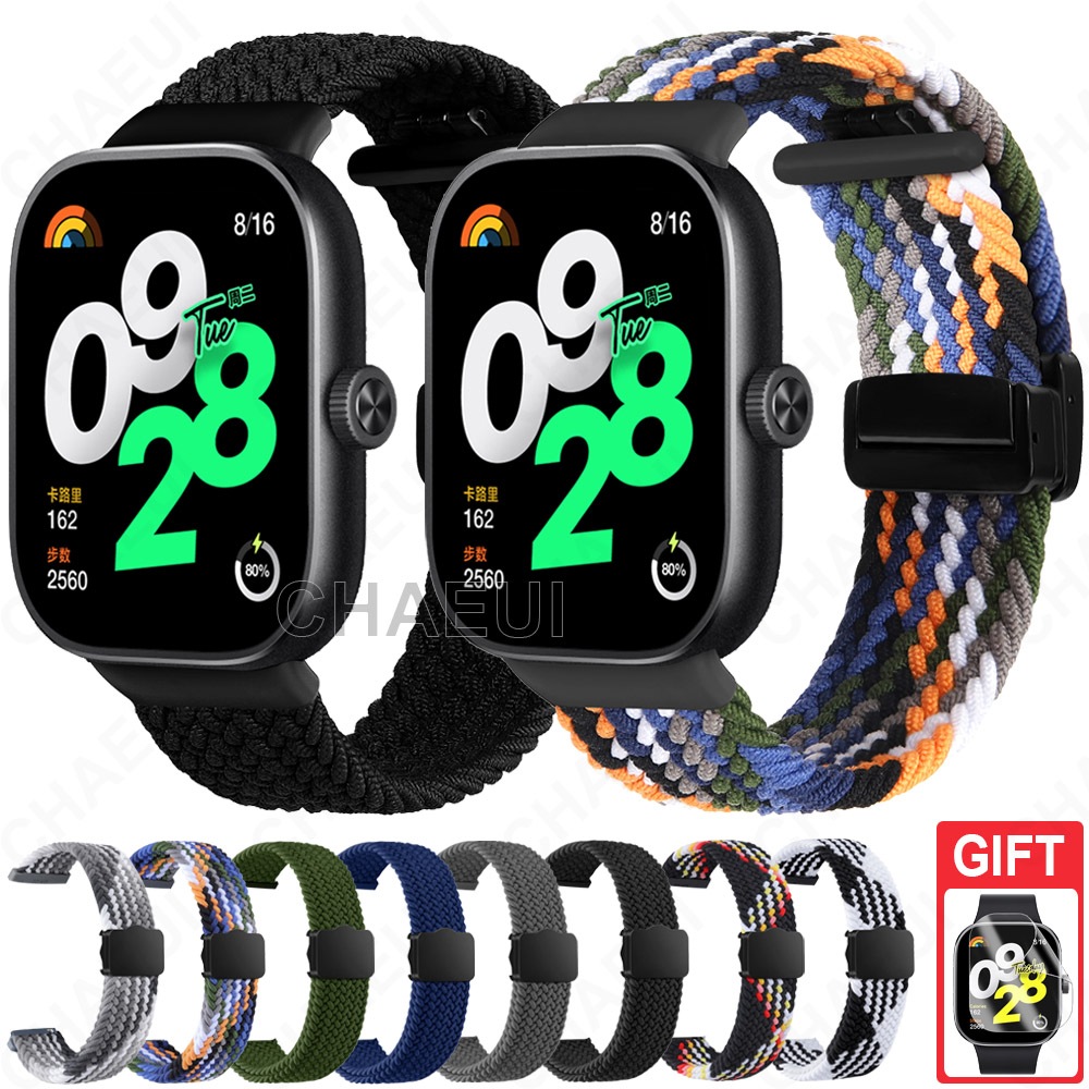 Acessórios De Substituição De Pulseira De Nylon Para Redmi Watch 4 5 6 Active Lite / Xiaomi Smart Band 8 9 10 Pro