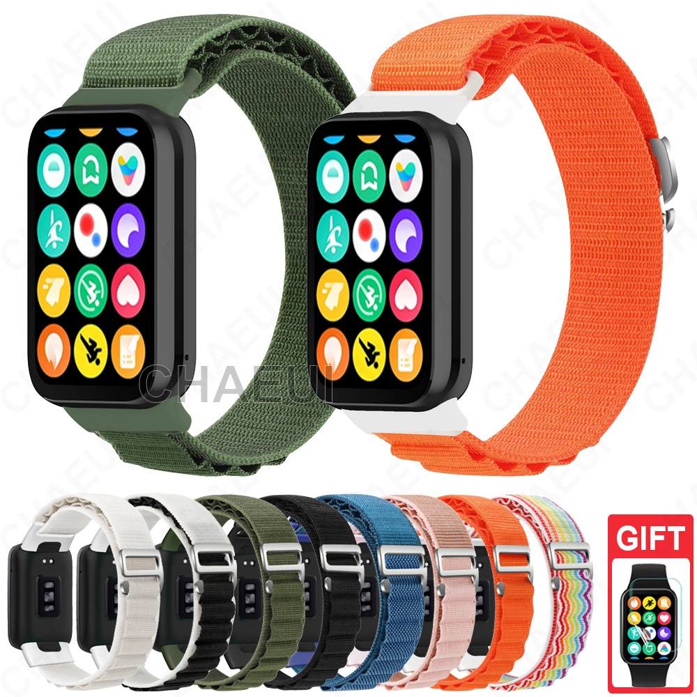 Acessórios De Pulseira De Nylon Substituição Para Xiaomi Smart Band 7 8 9 10 / Redmi Watch 4 5 6 Active Lite