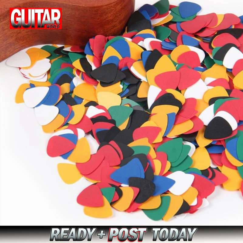 * Envio Rápido * 10/20pcs 0.5/0.7/1.0mm ABS Acústico Ukulele Baixo Acessórios Para Palhetas De Guitarra Elétrica
