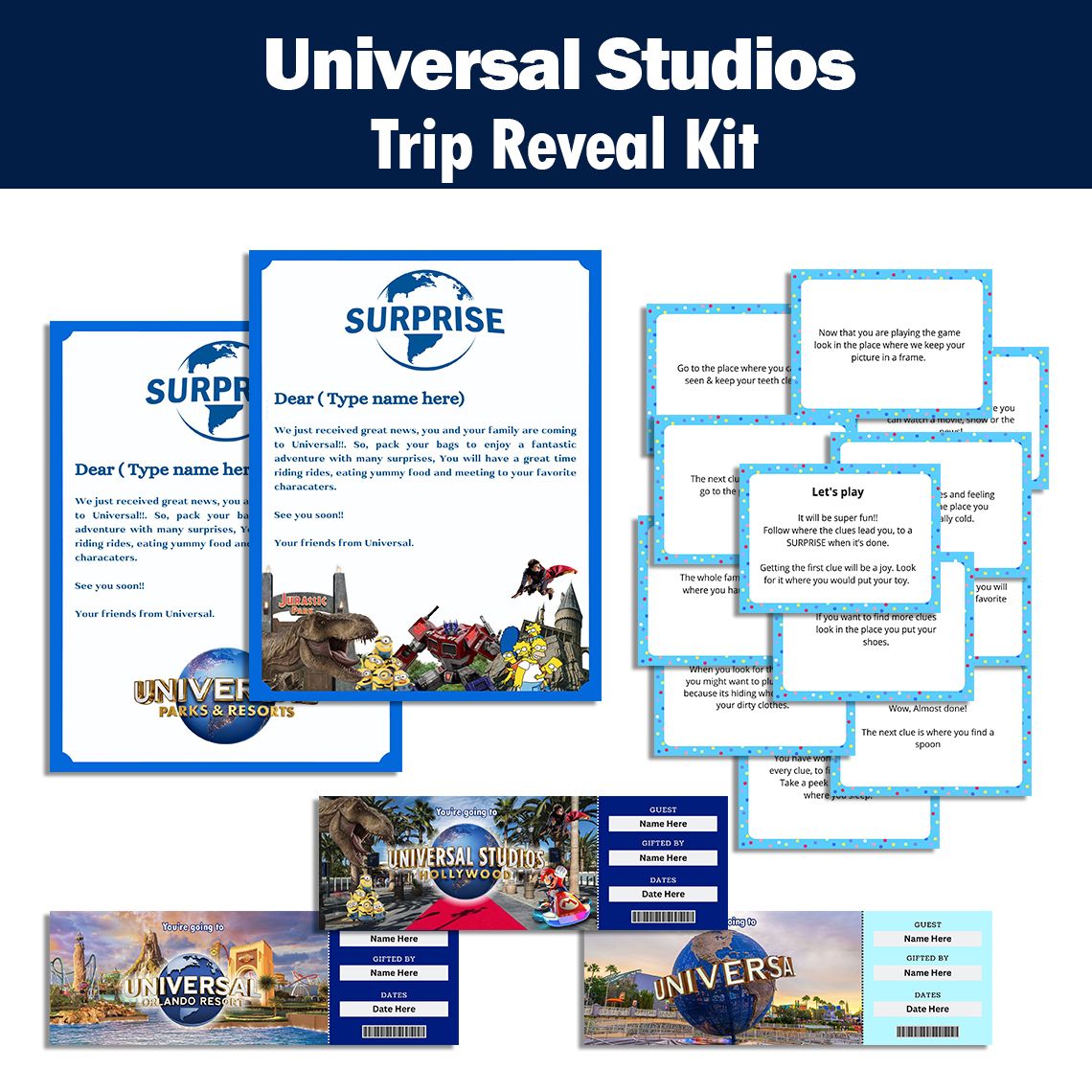 Universal Studios Trip Reveal