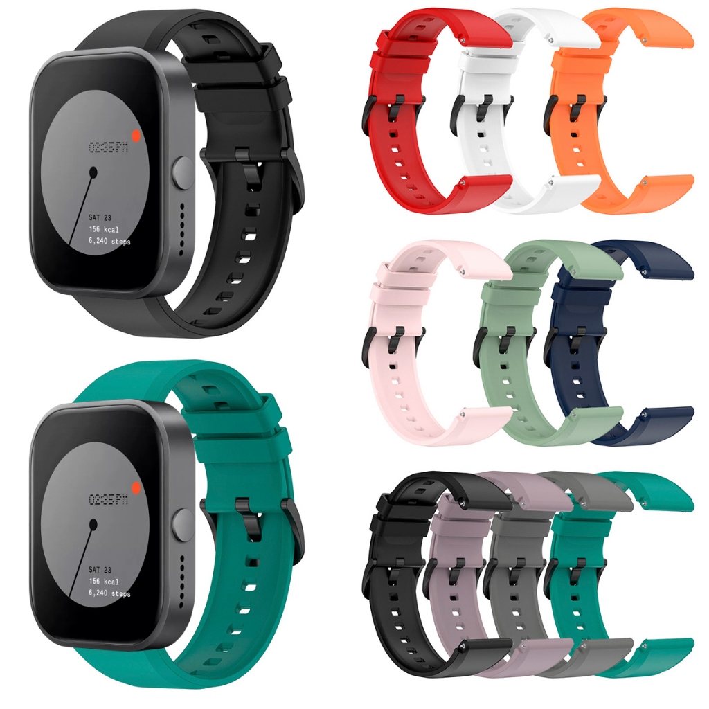 Pulseira 22mm Compativel Com CMF WATCH PRO em Silicone ajustavel macia
