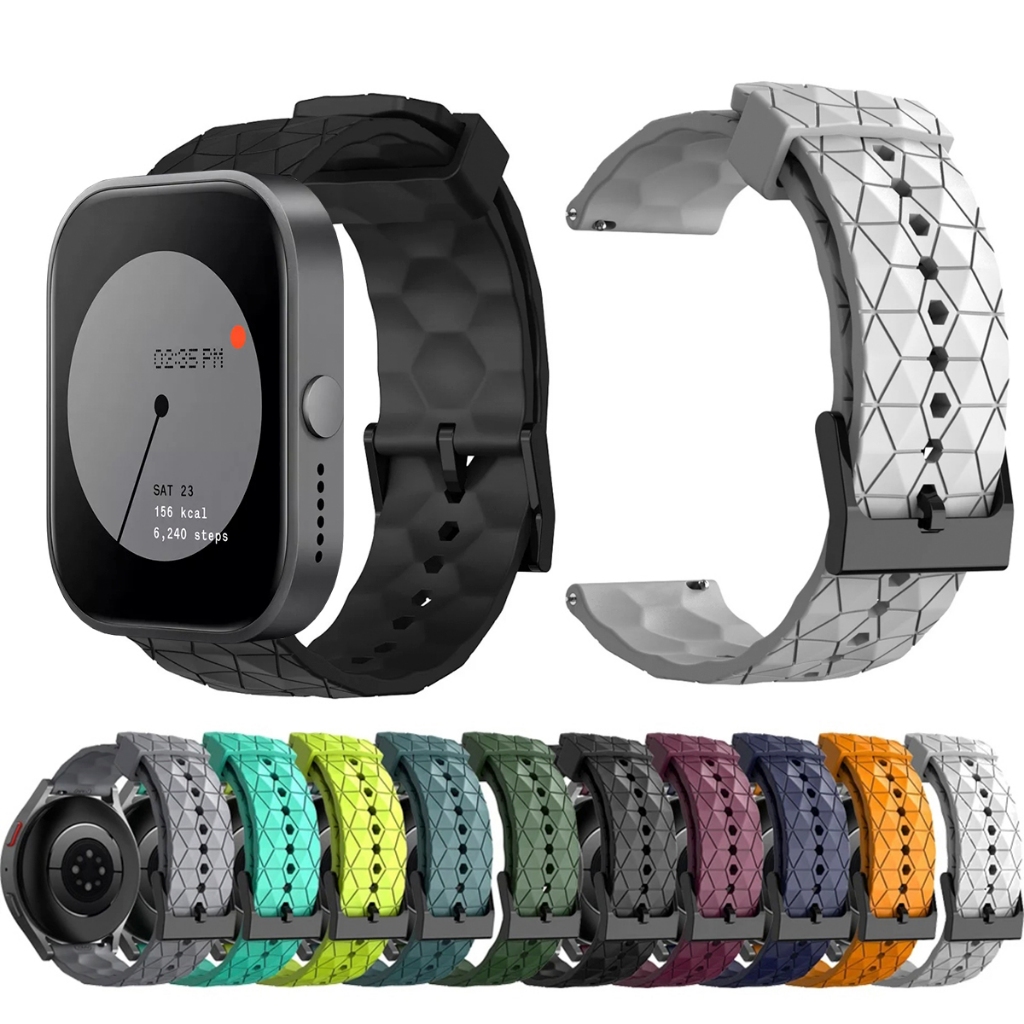 Pulseira 22mm de silicone GEOMETRICA para Smartwatch CMF Watch PRO