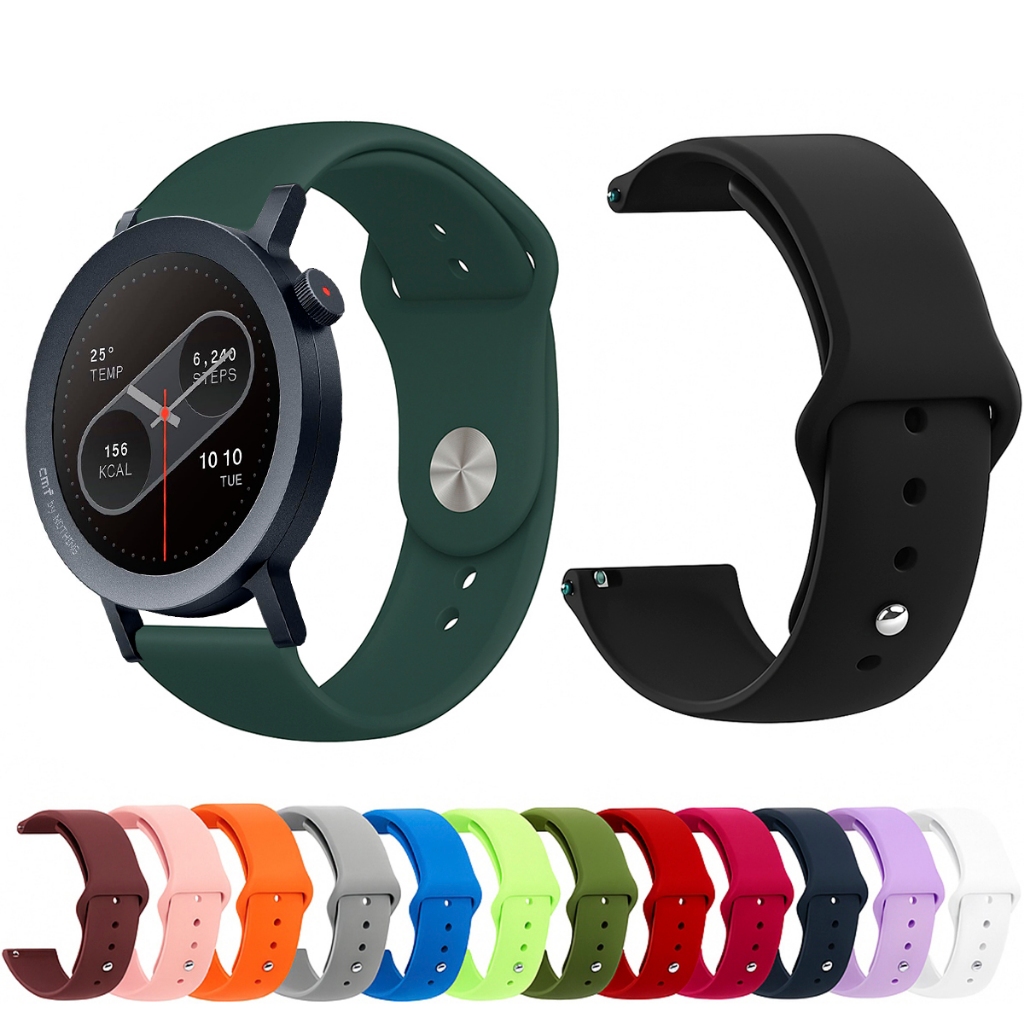 Pulseira 22mm de silicone LISA para Smartwatch CMF WATCH 2 PRO
