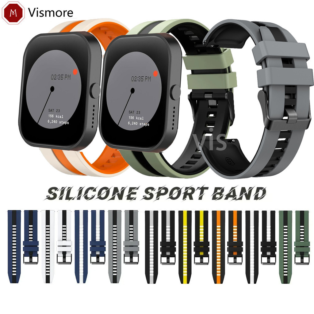 Pulseira Esportiva De Silicone Para CMF Watch Pro 2 3 De Substituição À Prova D'água Listra Vertical
