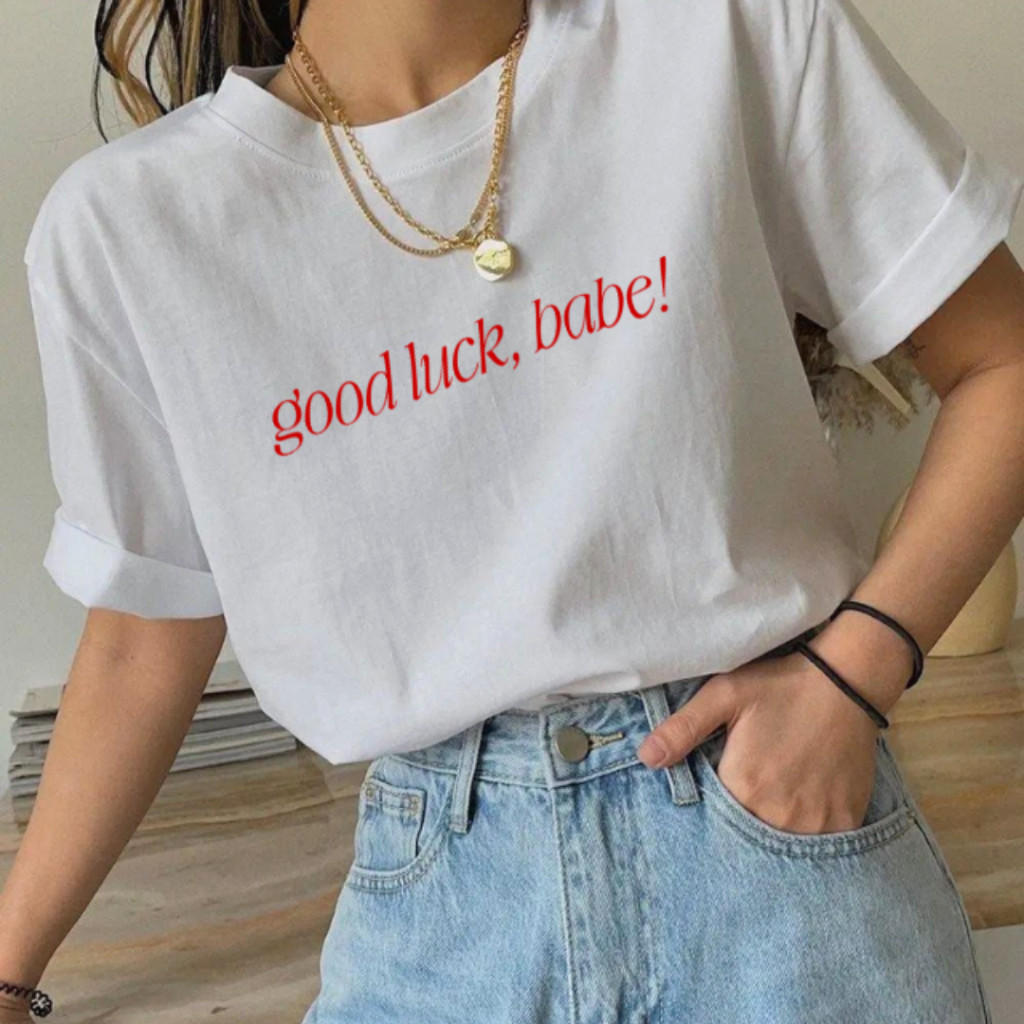 Camiseta Good Luck, Babe! (Chappell Roan) Camisa 100% Algodão