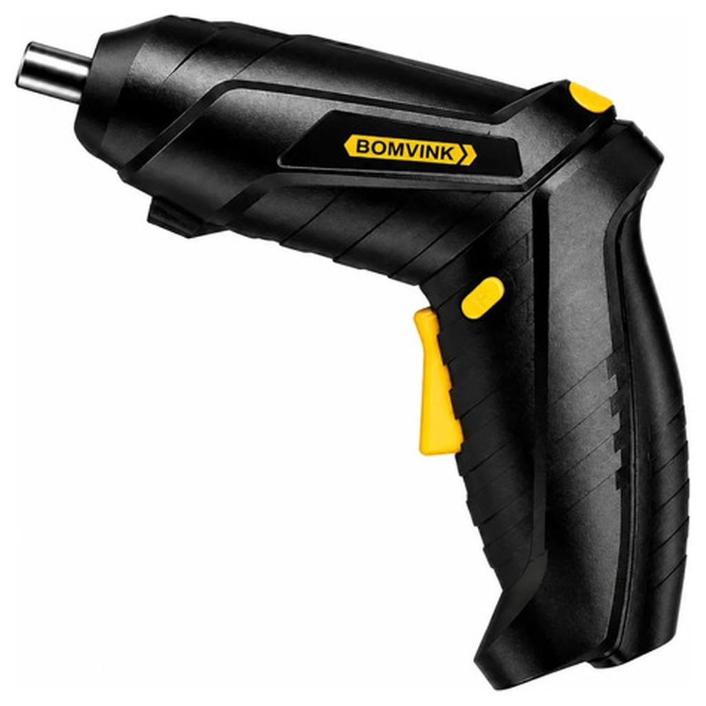 Chave de Fenda Elétrica 3.6V Recarregável 47 Peças Kit Parafusadeira Bomvink BOM-9912 1800mAh 3.5Nm Maleta