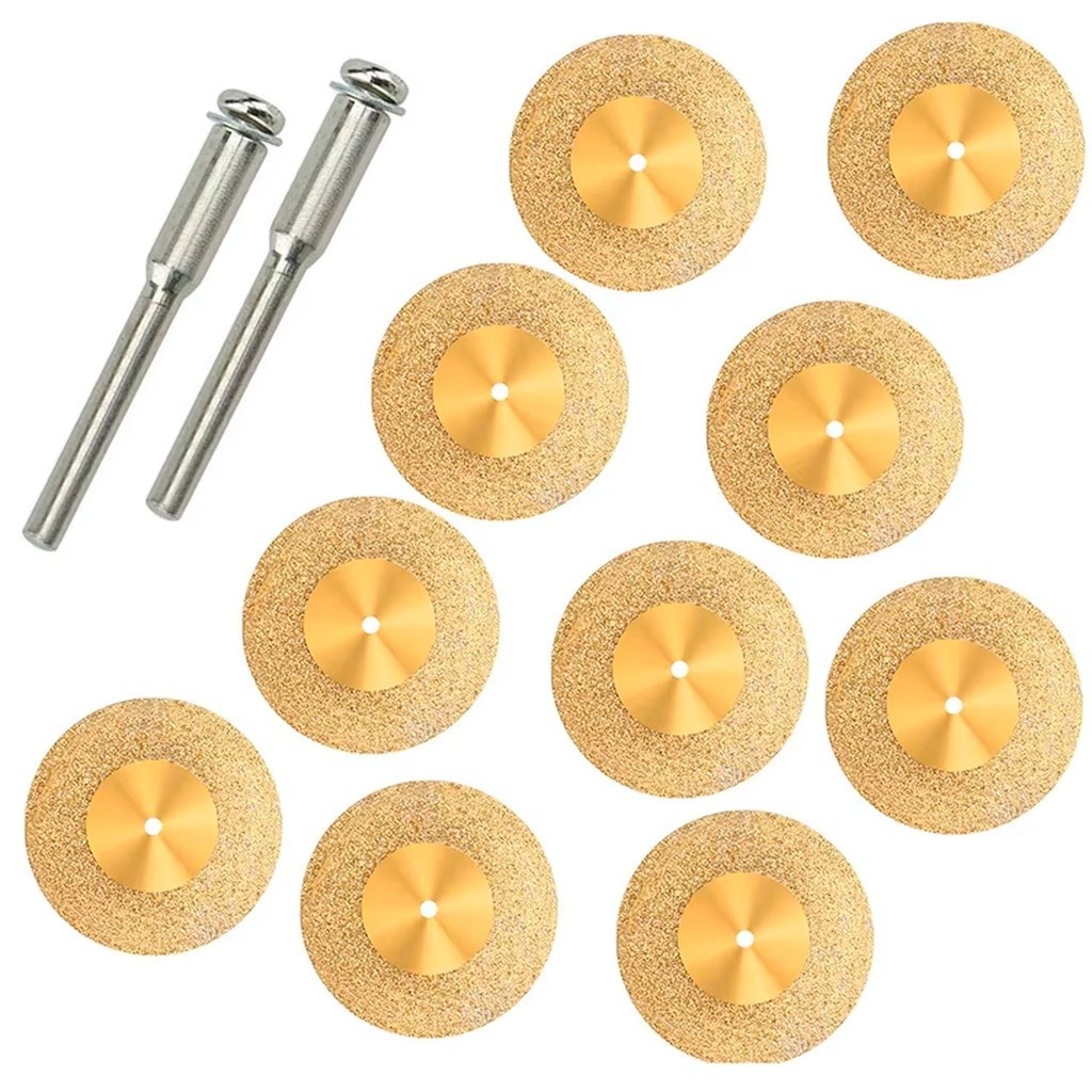 6 / 10pcs Discos de Corte Diamantado Para Mini Micro Retifica Lâmina De Serra Metal Resina Porcelana Vidro