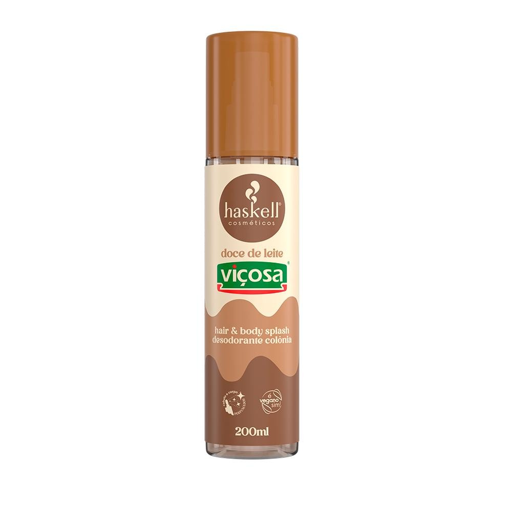 Body Splash Doce de Leite Hidratação e Brilho Haskell 200ml