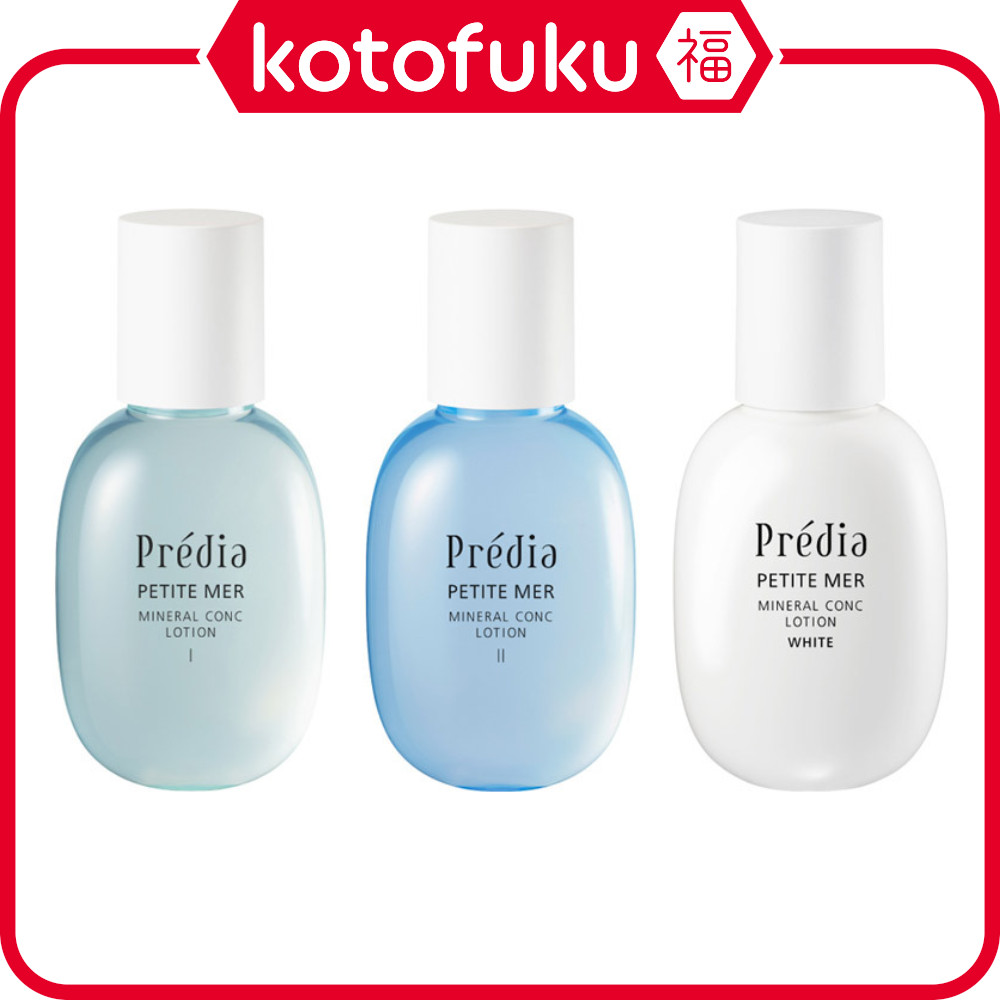 Loção Concentrada Mineral Japan KOSE PRÉDIA Petite Me (I/II/Branco) 170ml/Recarga 150ml