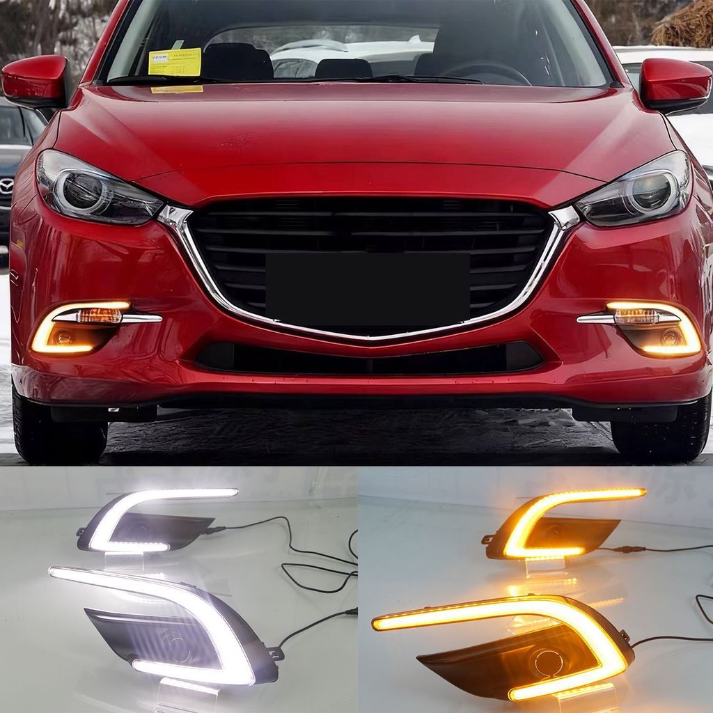 Para Mazda3 Axela 2017-2019 Luzes Diurnas