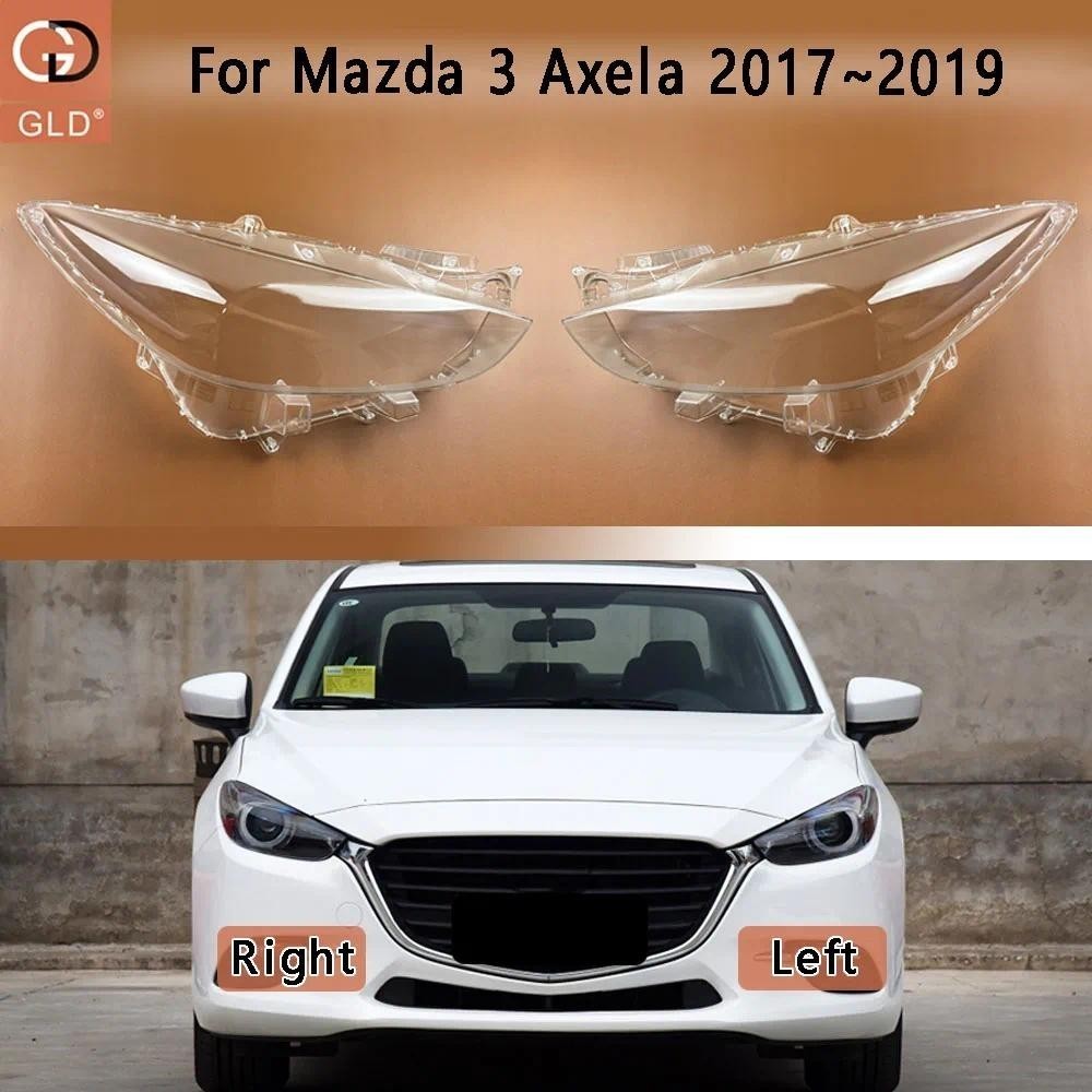 Tampa Do Farol Lente Transparente Escudo Substituir Abajur Original Plexiglass Para Mazda 3 Axela 2017 2018 2019 Halogên