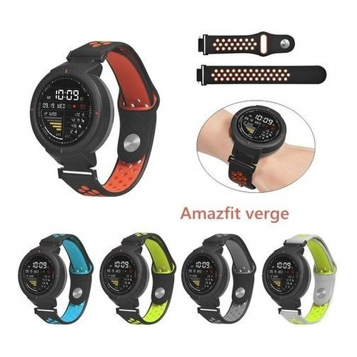 Pulseira Esportiva P/ Xiaomi Huami Amazfit Verge/verge Lite.