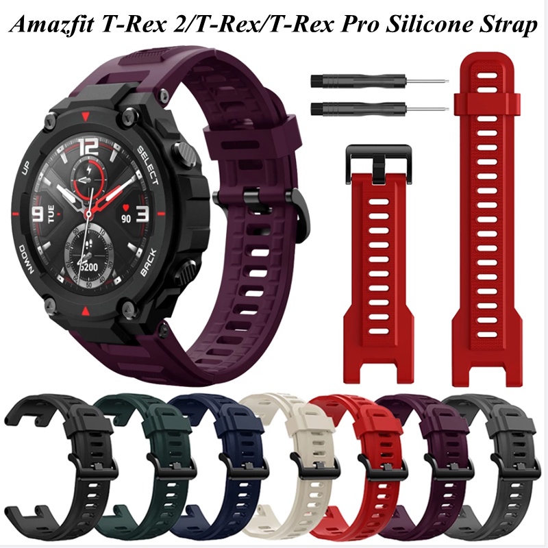 Pulseira De Silicone Inteligente Para Amazfit T-Rex/2 , Substituição Huami Pro