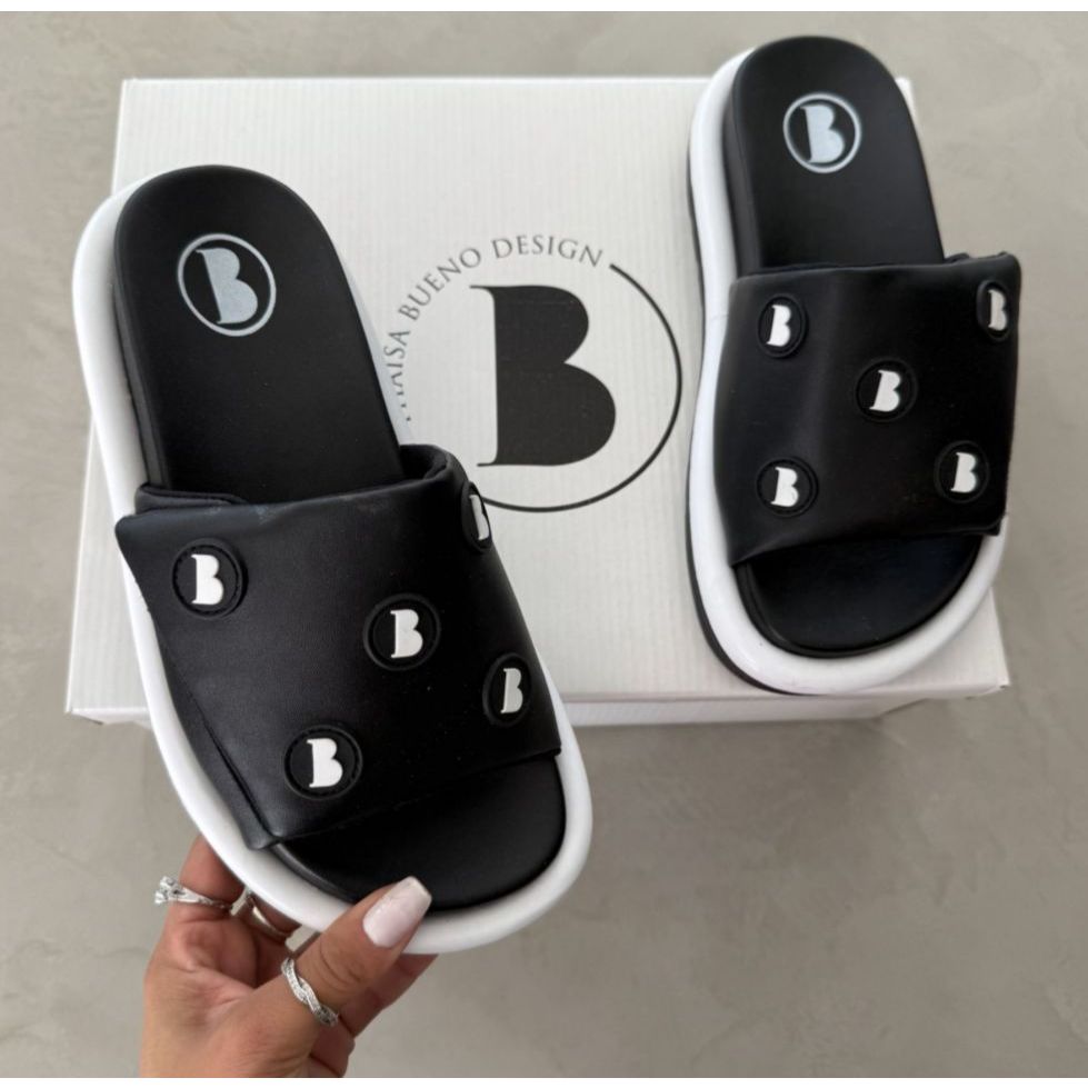 chinelo velcro logo small
