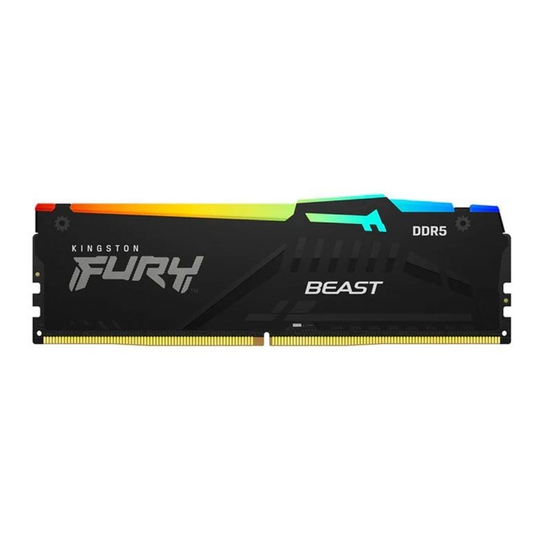 Memória RAM DDR5 Kingston Fury Beast 8GB 16GB 32GB - 5200MHz 5600MHz 6000MHz 6400Mhz