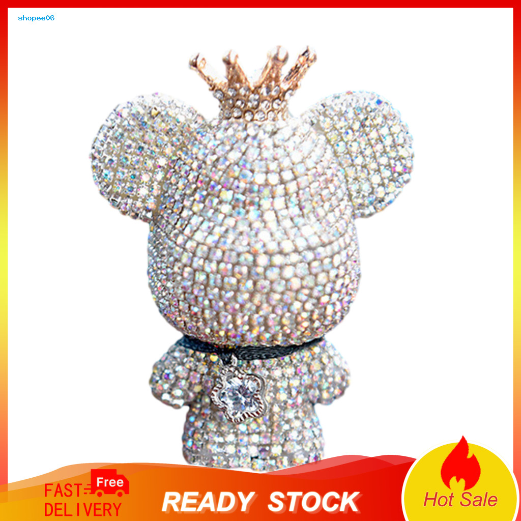 Long-lasting Car Air Freshener Auto Rhinestone Bear Clip – Fragrance Odor Removal Aromatherapy for for Southeast