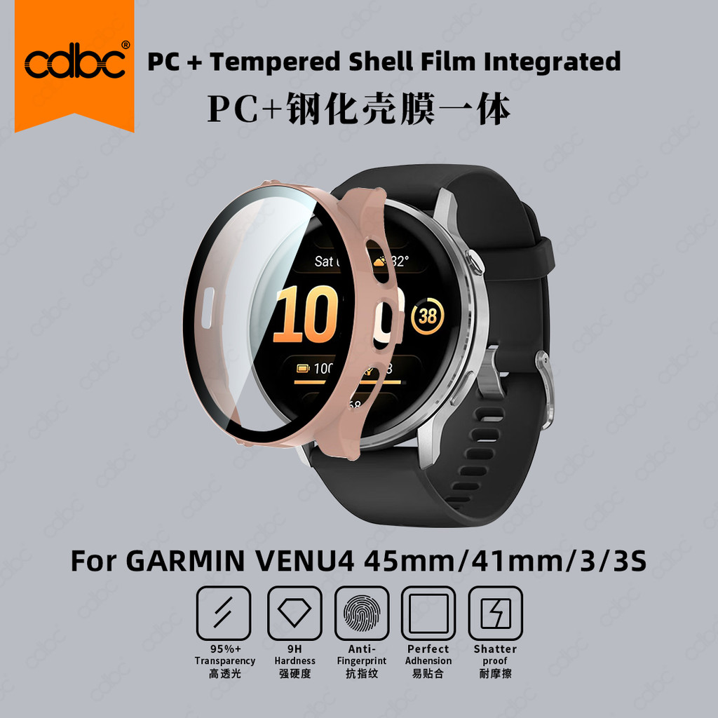 cdbc Para All-in-One PC Watch Case Garmin VENU4 41mm 45mm VENU3 VENU3S Tela Cheia À Prova De Choque Anti-Riscos Resisten