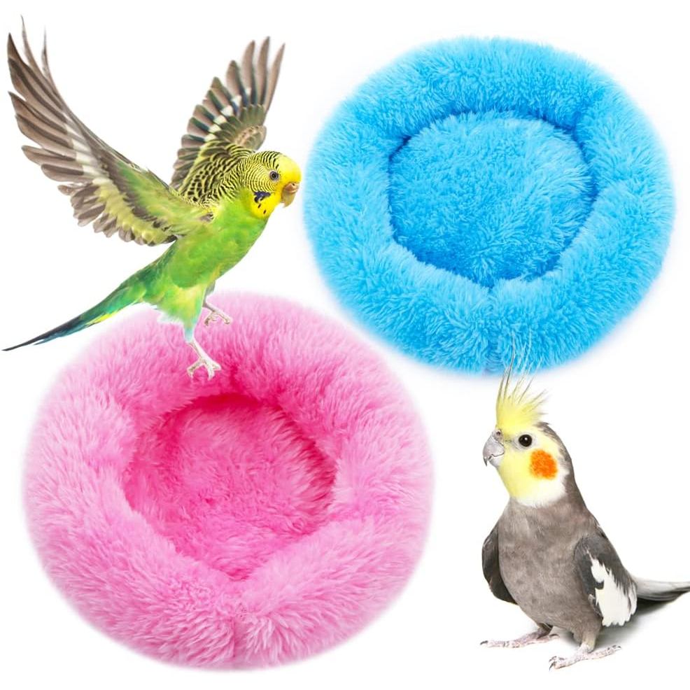 VTurboWay 2 Pack Bird Nest Mat, Bird Coconut Shell Pad for Bird Parrot Budgie Parakeet Cockatiel Conure Lovebird Canary