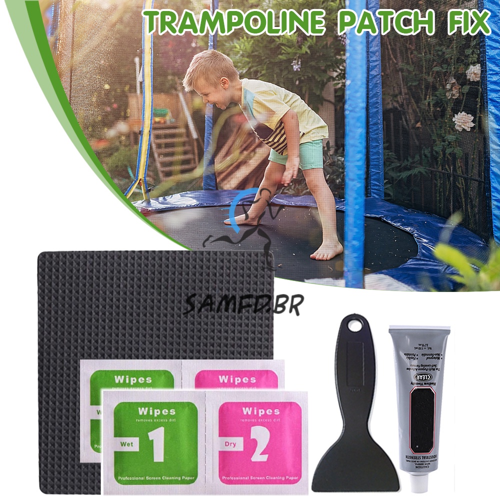 Kit De Reparo De Cama Elástica Fixar Impermeável Para Tenda/Acessórios TPE Durável Quadrado
