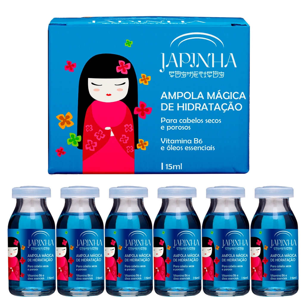 Ampola Mágica de Hidratação | Caixa com 6 unidades 📦 Japinha Cosmeticos ⛩️